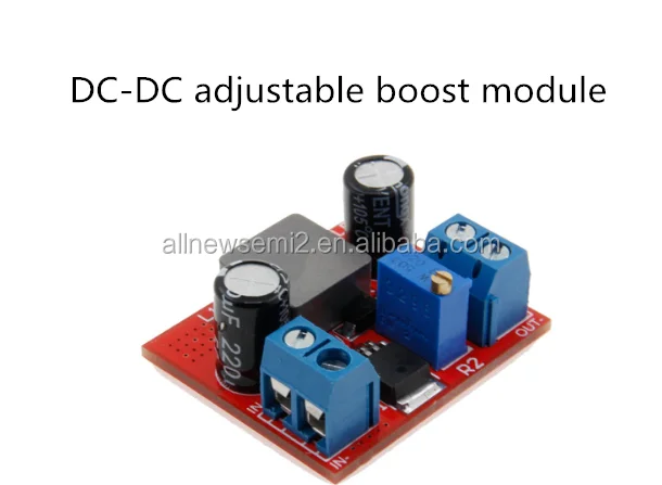 One-Stop Supply Wide voltage input multimeter booster DC power module 3A high current DC-DC adjustable boost module