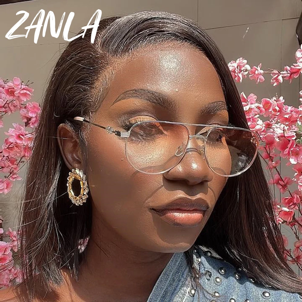 Double Bridge Pilot Small Sunglasses for Women 2023 Oversized