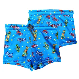 Wholesale Solid Casual Boys Swim Shorts for Summer High Elastic Toddler Baby Swim Trunks Drawstring Lightweight Quick Dry Low