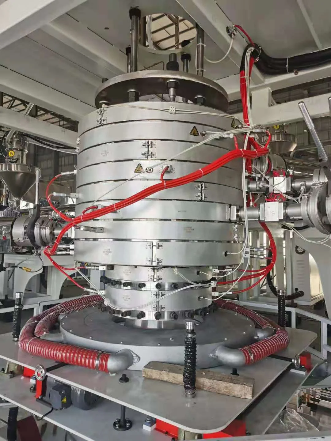 OEM Customized 7 Layer Down Blowing High Obstructive Blown Film Extrusion Machine
