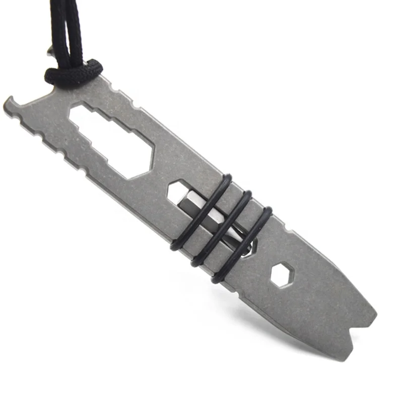 Outdoor Gear Portable Pocket Multi Tool Titanium EDC Opener Screwdriver