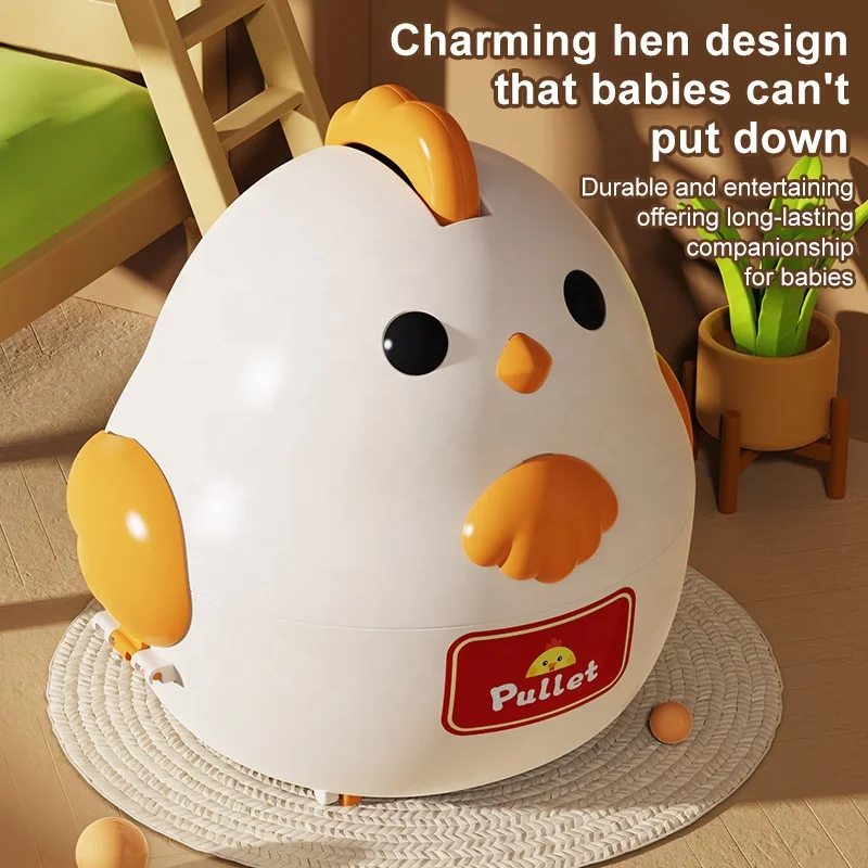 Custom Chicken Egg Toys Puzzle Child Chicken Shape Matching Toy
