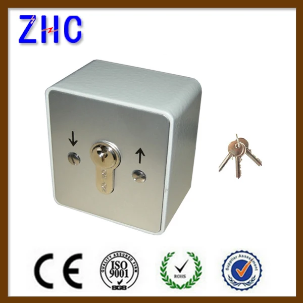 High Security Aluminum Casting Rolling Shutter Door Safety Lock Key Switch
