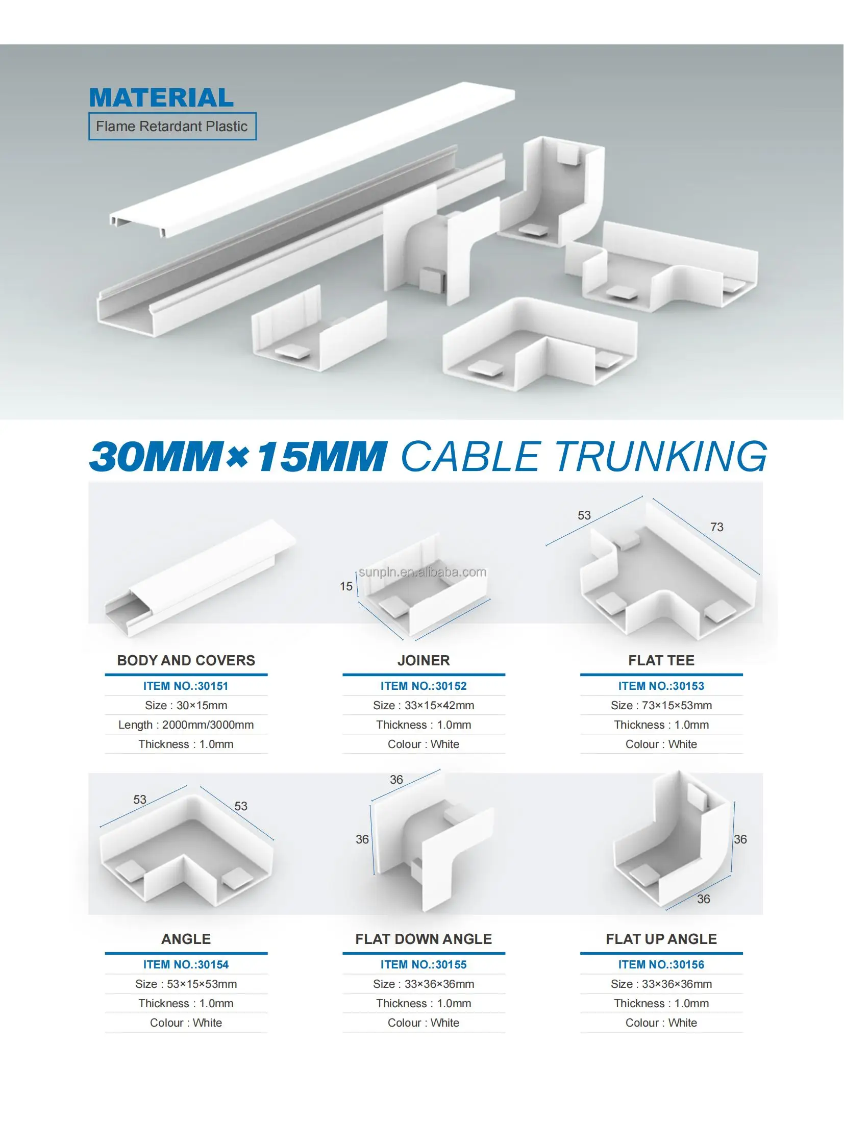 Buy Wholesale China Plastic Cable Raceways Pvc Abs Wire Management