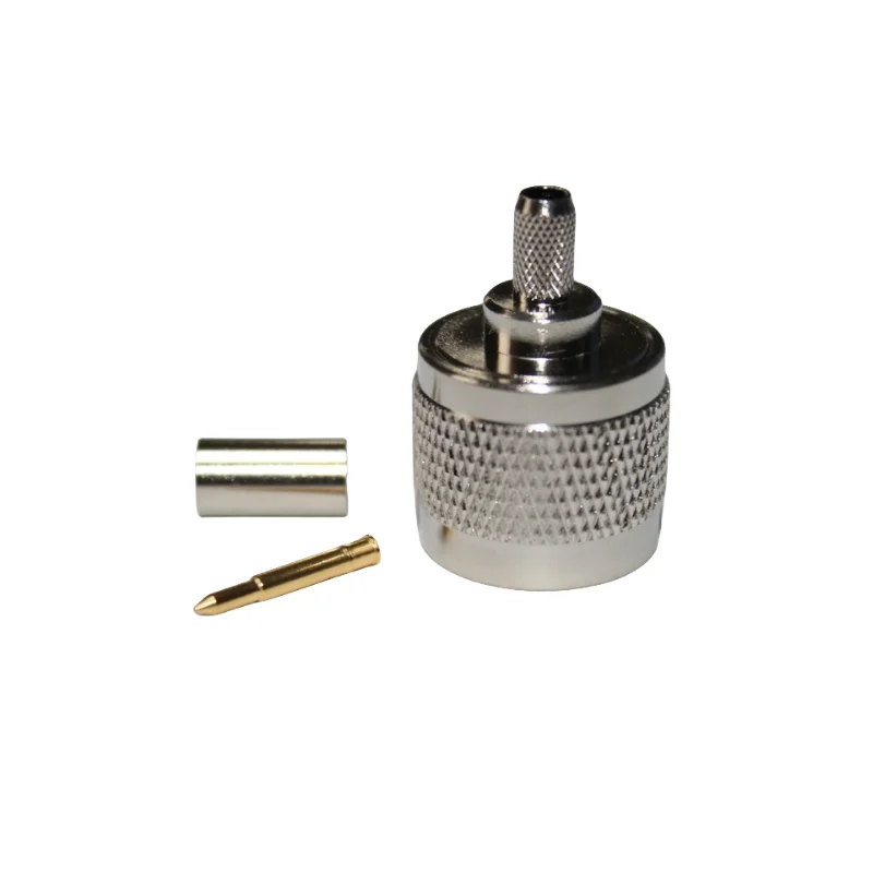 product n c j3 coaxial connectors top class male head n type connector crimp rg58 rg142 cable-1