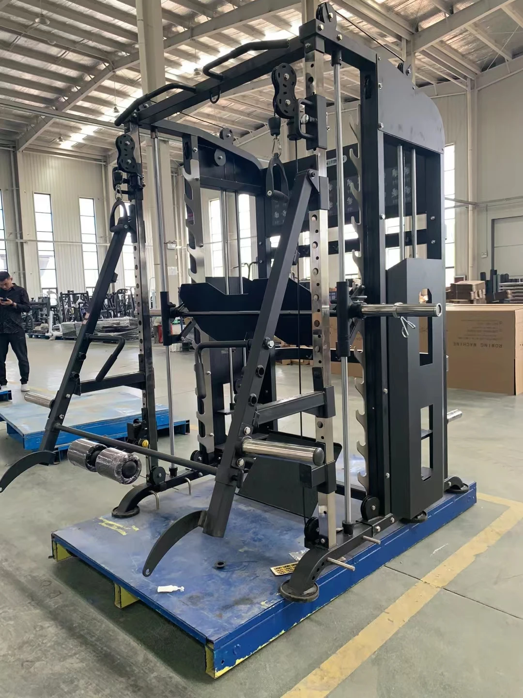 Smith Machine Free Weight Gym Equipment For Sale Multi Function