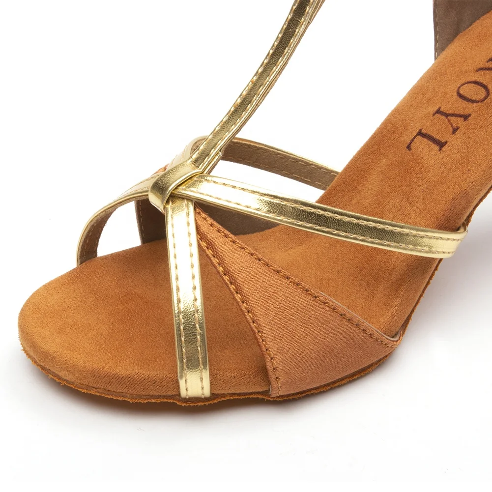 L809, популярные женские туфли на высоком каблуке для бальных танцев сальсы, женские туфли для латиноамериканских танцев