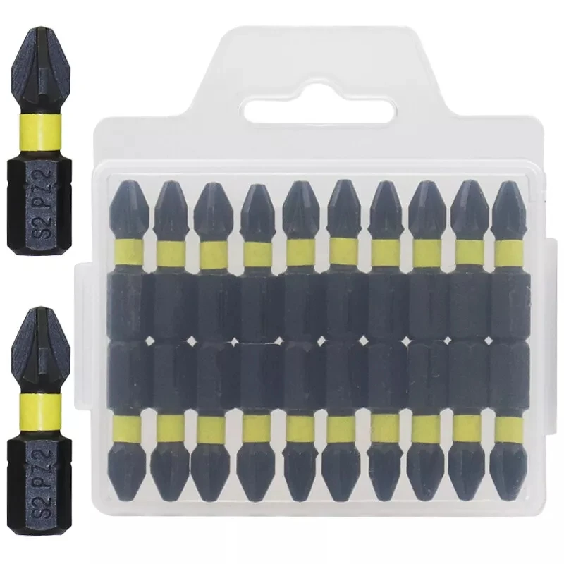 MOYOTEC Top Quality 20 Piece PZ2 Screw Driver Drill Bit Set 25mm Pozi Impact Duty S2 Steel Bits Tool