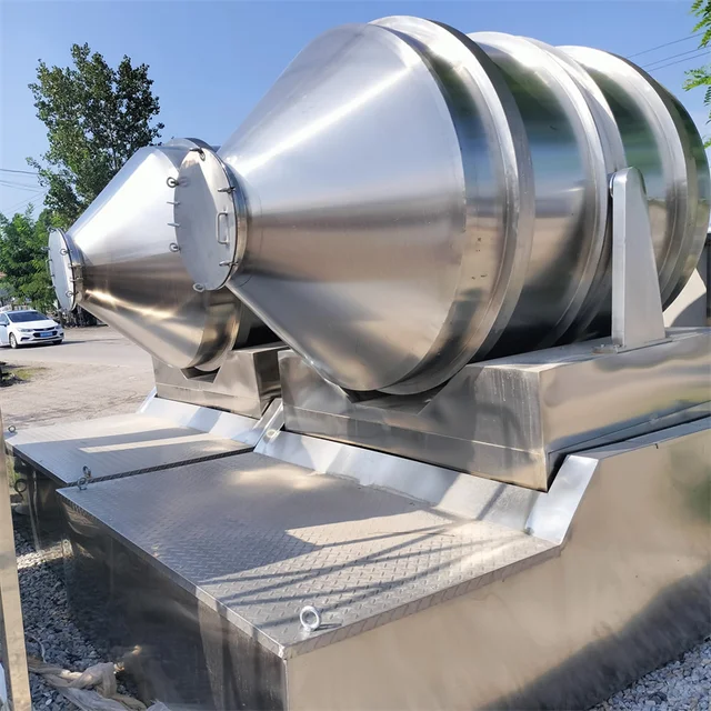 For sale: Stainless steel two-dimensional mixer. Automated food mixing equipment.