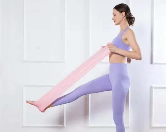 odm home workout 1500mm 3 level tpe resistance bands set yoga 3 piece kit-6