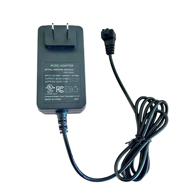 AC/DCアダプター デュアル出力 36V 0.95A / 12V 1A Magcubic HY300 Pro