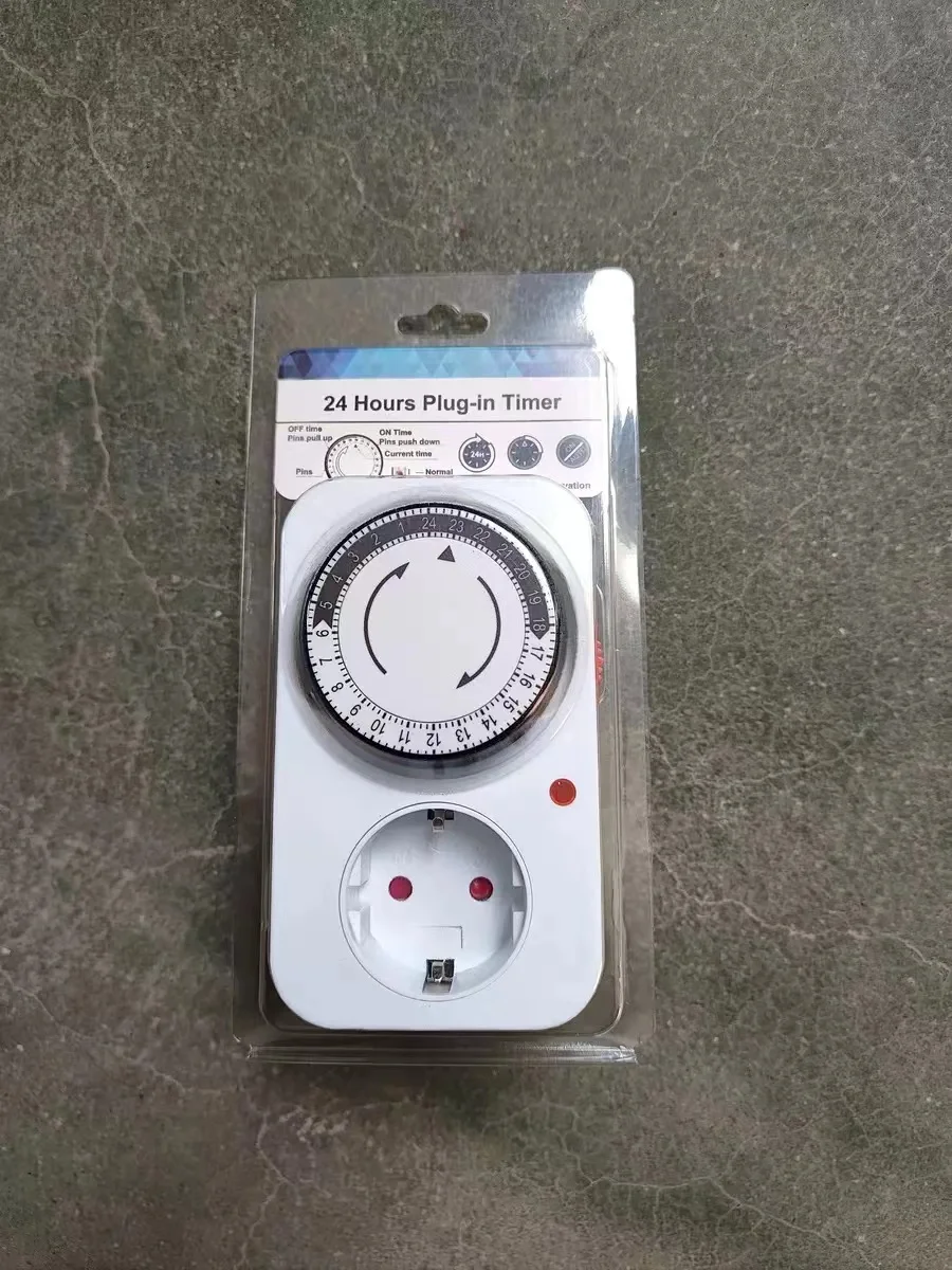 European 24-Hour Cycle Mechanical Timer for Home Appliances