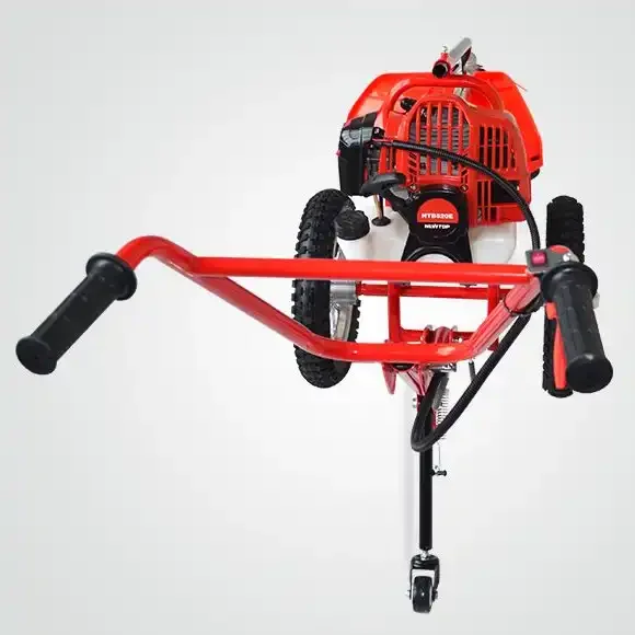 Hand Push Brush Cutter for Corn Harvesting Mini Harvester with Wheel for Cotton and Grain with CE Certified Gear