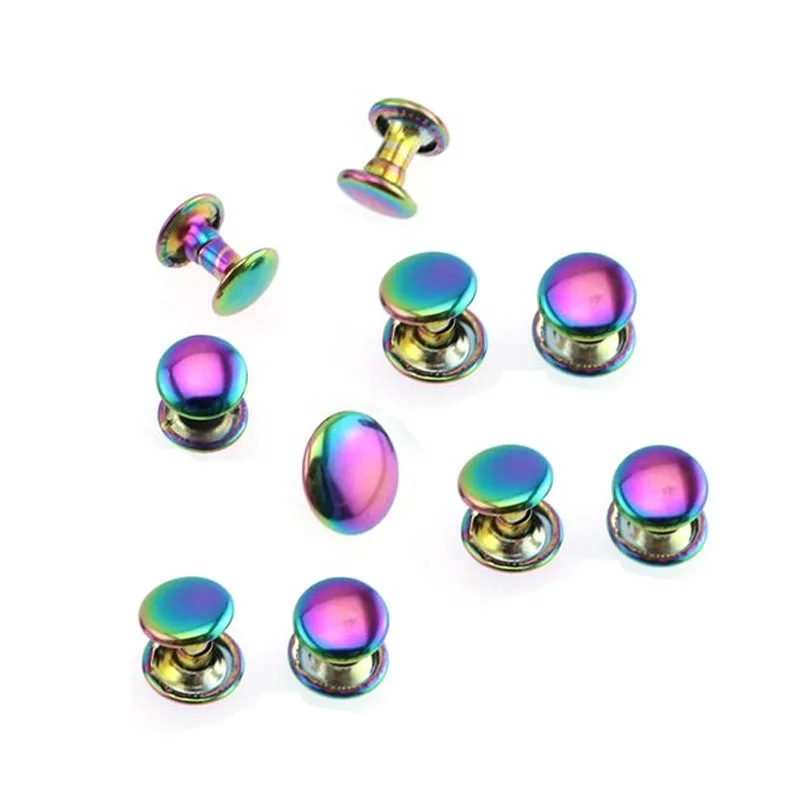 Custom High Quality Leather Brass Decorative Rivet Metal Double Rivet
