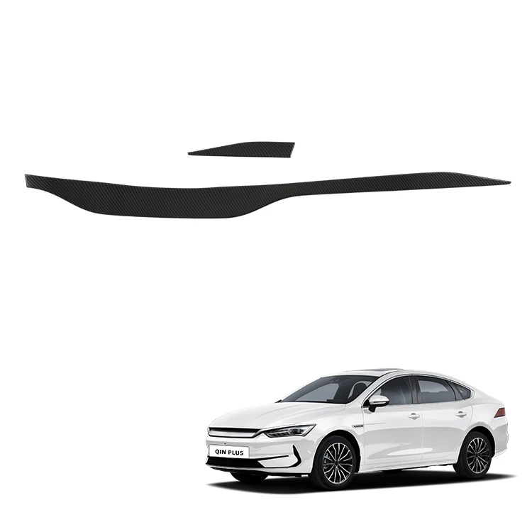 Dashboard Panel Trim for BYD Qin Plus Accessories ABS Carbon Fiber Pattern Decoration Central Console Interior Accessory