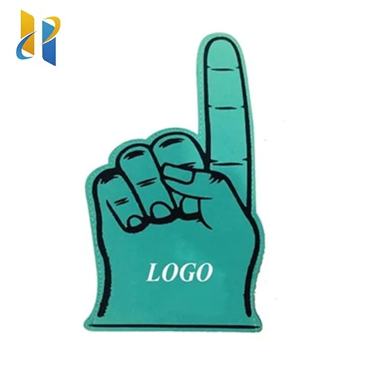 OEM & ODM индивидуальные спортивные лаконичные перчатки Eva из пенопласта, Пальцы для матчей, фанатов клубов