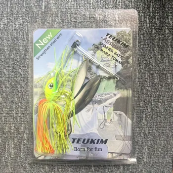 High Quality 50g Large Gram Weight Beard Man Lure Compound Rotating Flake Lead Head Hook Metal Long-range Lure – Metal Jig – view 5