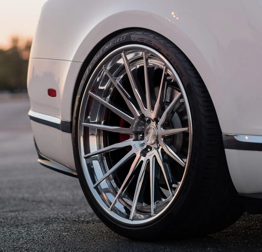 Forged Chrome Wheel 5x114.3 5x130 6x139.7 5x120 Rim Spoke WIRE15 16 18 19 20 22 23 For Audi Tesla