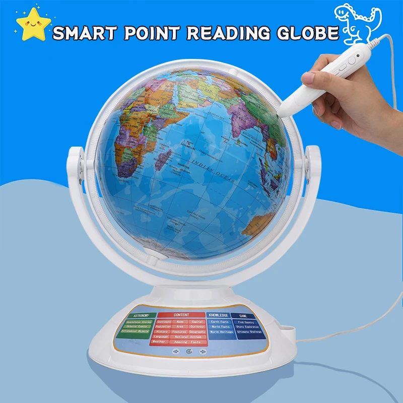 Intelligent Globe for Children's Educational Toy Stylus+app Talking Interactive  Magic Adventure  Globe Early Childhood Learning