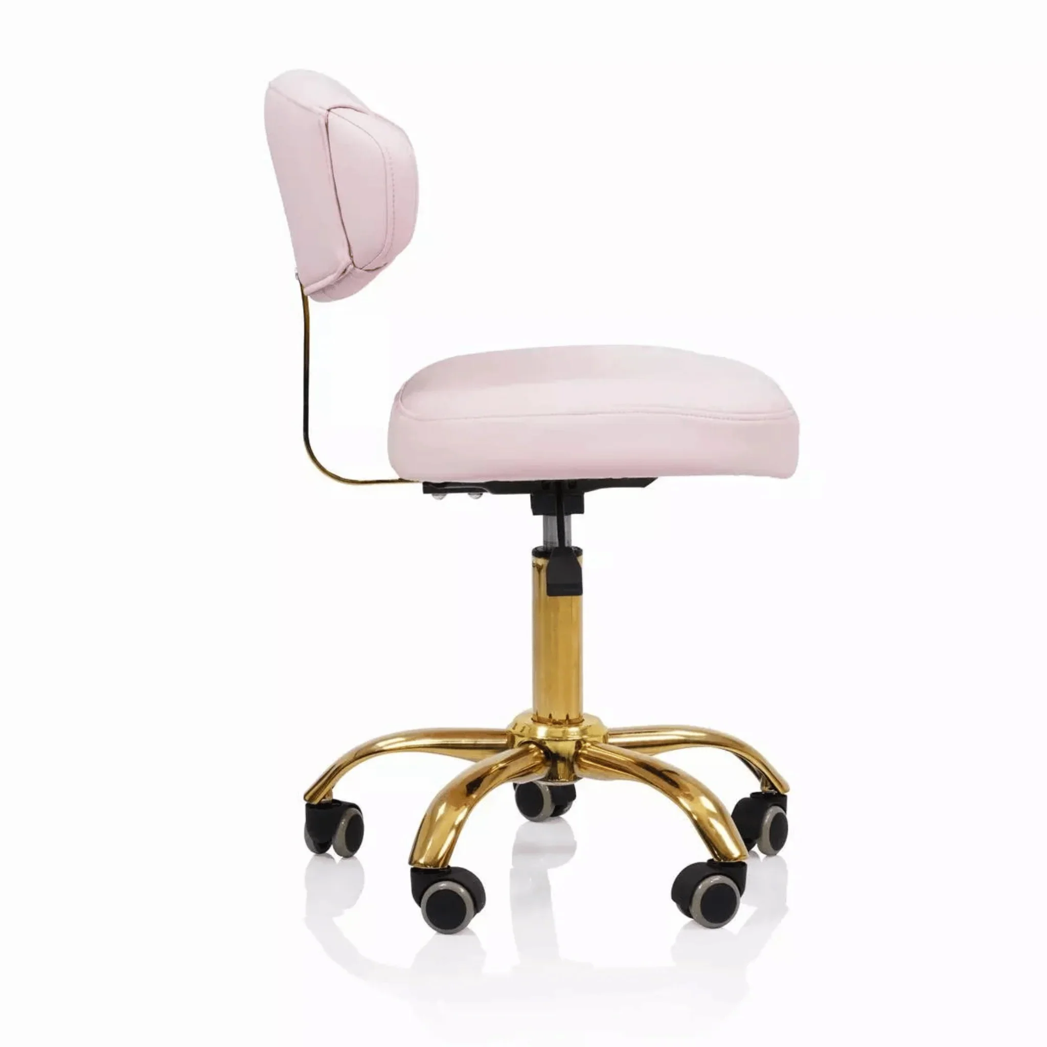 Pink Manicure Pedicure Chair for Clients Nail Salon Furniture