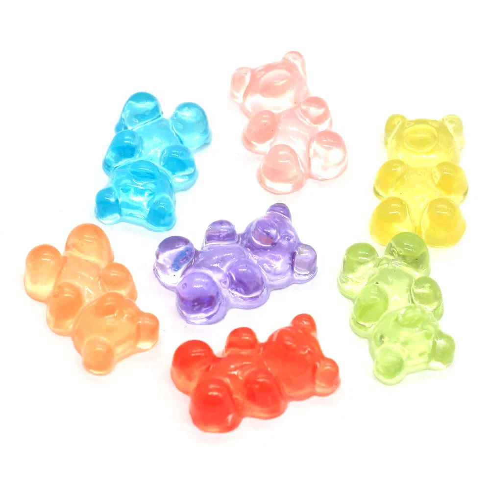 Buy Wholesale China Resin Gummy Bear Charms Pendant Resin Bear