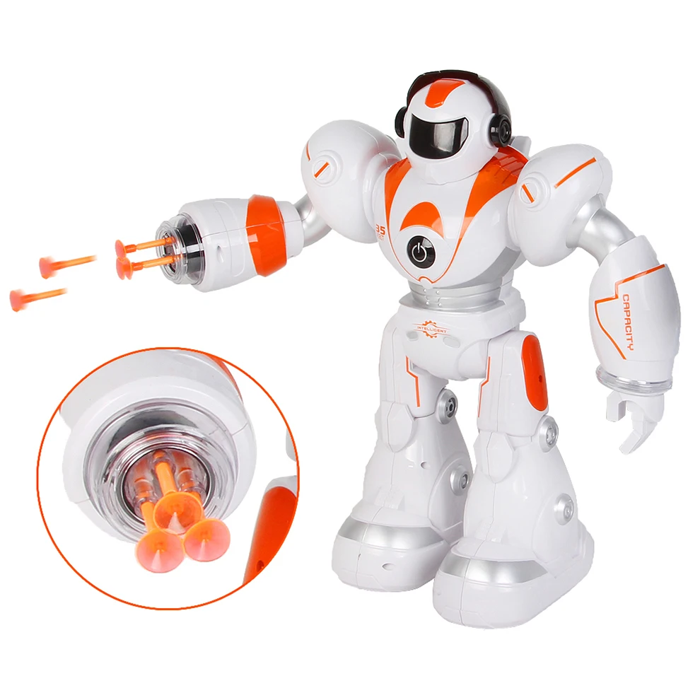 Robot Toy Programmable for Kids Smart Arras Police Robot With Dancing