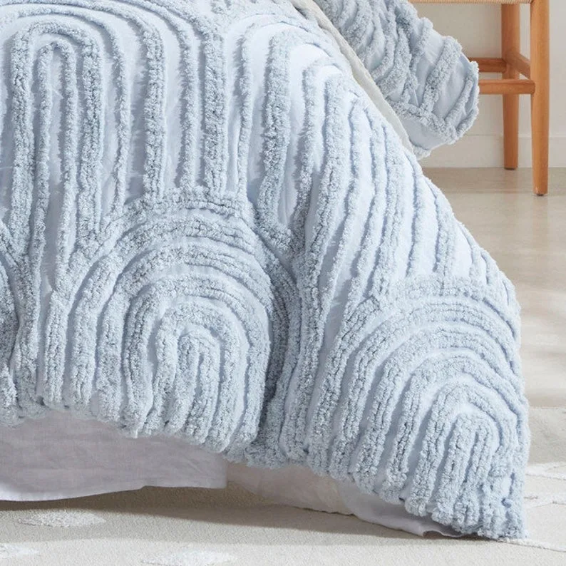 100 % Cotton Designer Handmade Shell Design Quilt Bedspread Bedding Set Bed Quilt Wedding Bedding Set Best Quality