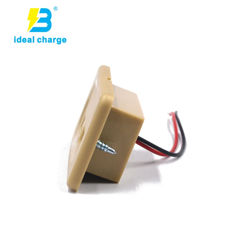 12v usb outlet panel charger mount Dual USB Port Socket 3.1A 5V