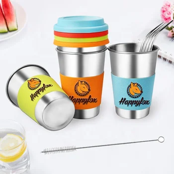 Custom Print Heat Resistant Hot Cup Sleeves Coffee Cup Holder Cover 3D Silicone Rubber Glass Bottle Soft Silicone Sleeve