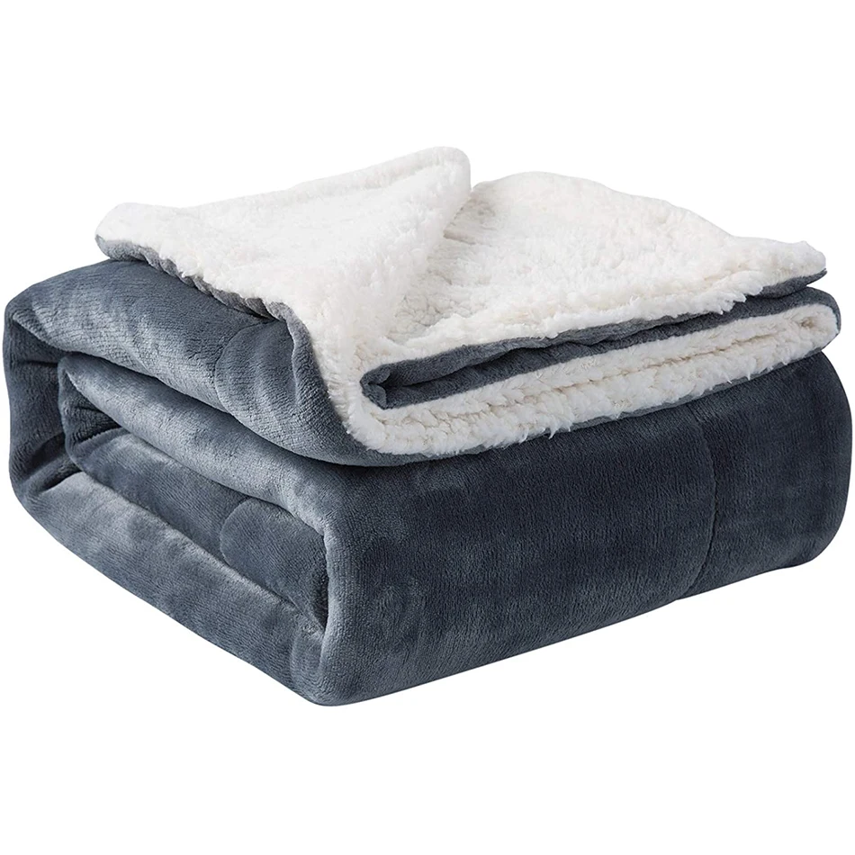 Amazon Hot Queen Size Weighted Sherpa Blankets Soft And Cozy Adults