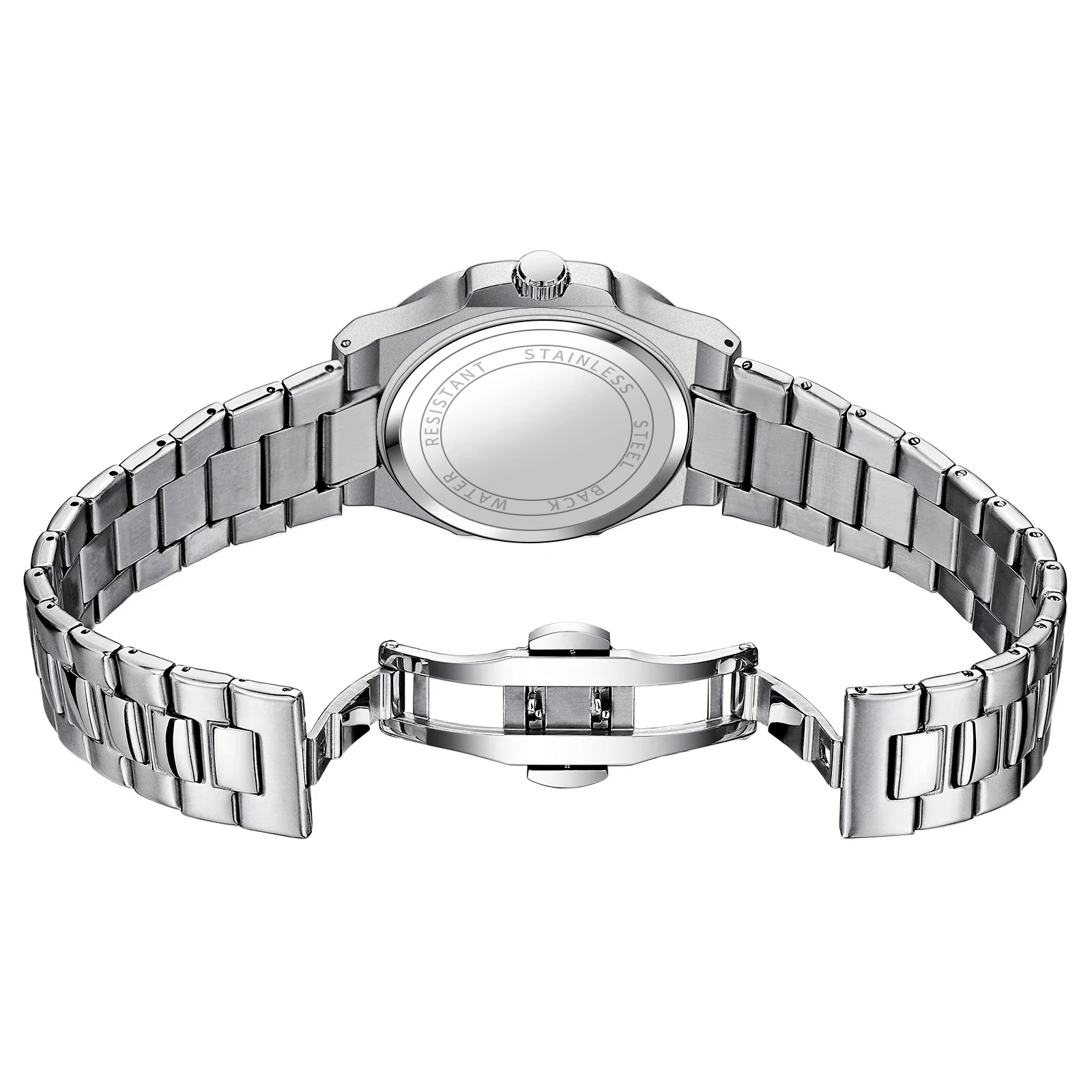 Wholesale ATM Water Resistant Classic Stainless Steel Watch Custom Logo  Men's Quartz Watch High Quality Business Excel Watch