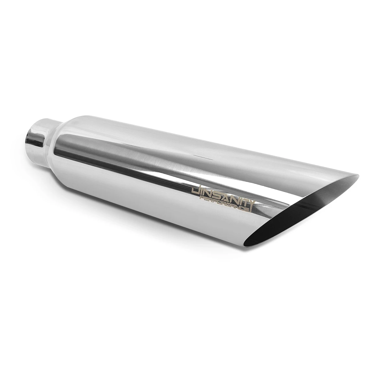 High Performance Exhaust Muffler Tip Daul Outlet Oval Rolled Edge Stainless Steel Side Pipe Exhaust