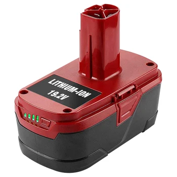20V 6.0Ah Rechargeable Lithium Ion Power Tool Battery Compatible with Craftsman 19.2V Battery PP2010, PP2011,PP2030