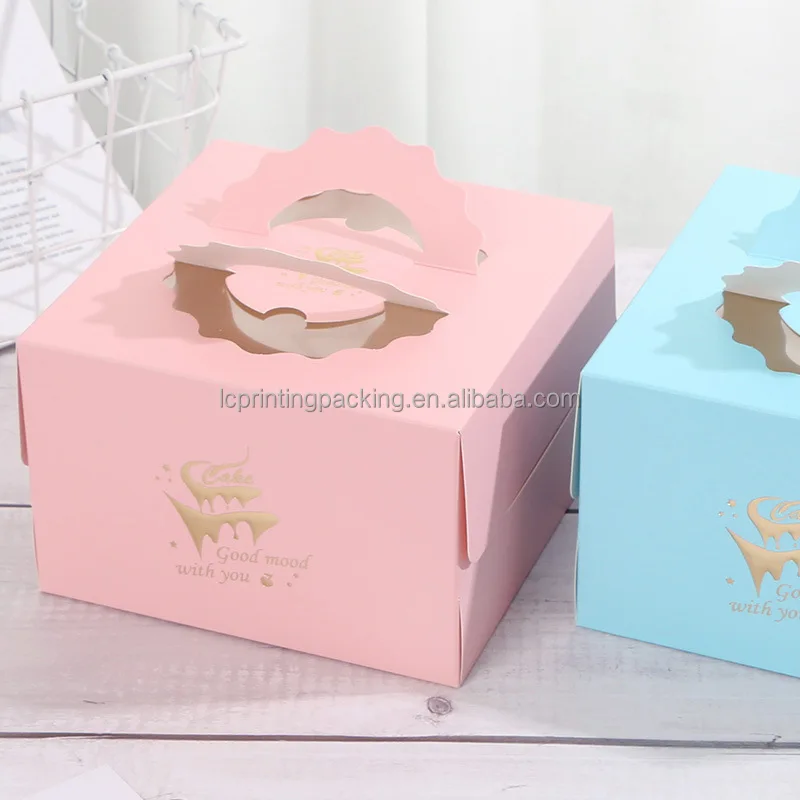 Wholesale Small Cake Boxes 6 Inch Cake Mailer Paper Gift Box Bakery