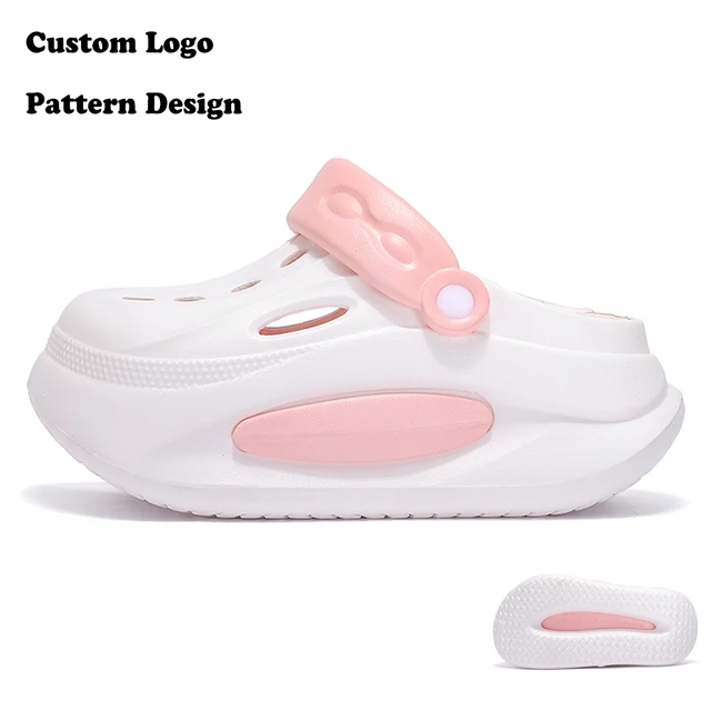 BreezeStep Custom Thick Sole Close Toe Garden Shoes Ladies Summer Breathable Designer Girl Sandals EVA Outsole Slippers