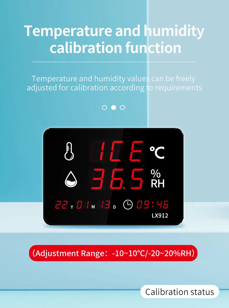 Large Screen Temperature And Humidity Display Instrument,Industrial ...