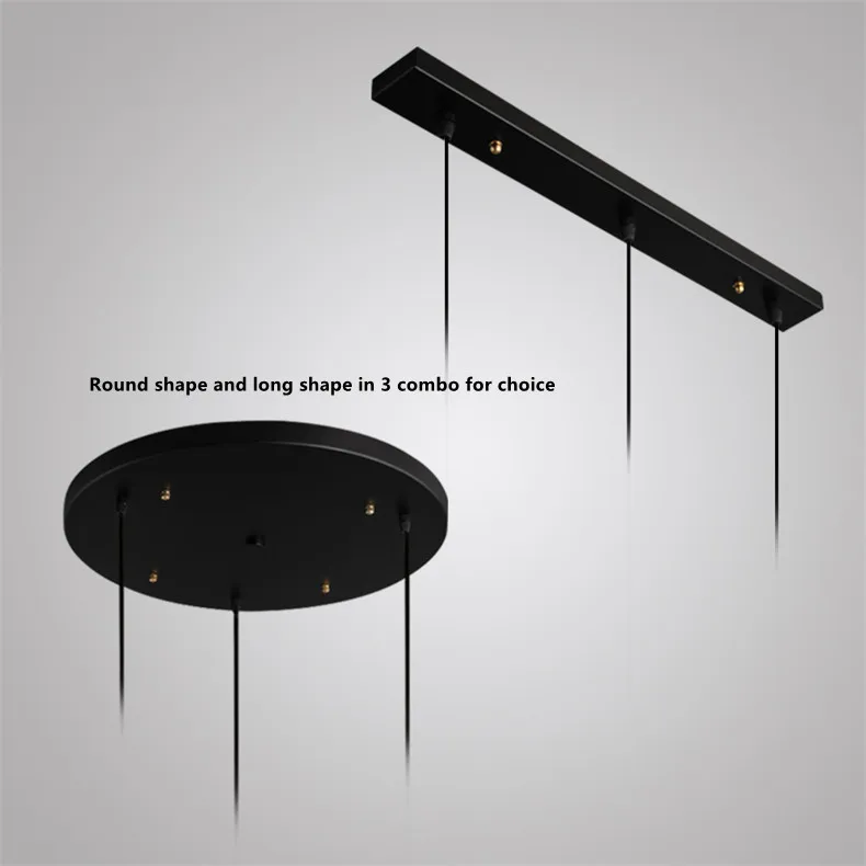 Nordic post Modern bar chandelier hanging pendant light indoor lighting vintage industrial metal pendant lamp