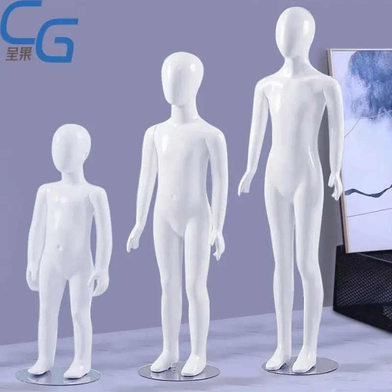 Factory Direct Sales Window Display ABS Child Dress Form Mannequin Babies Girl Standing Mannequins Full Body Children Mannequin