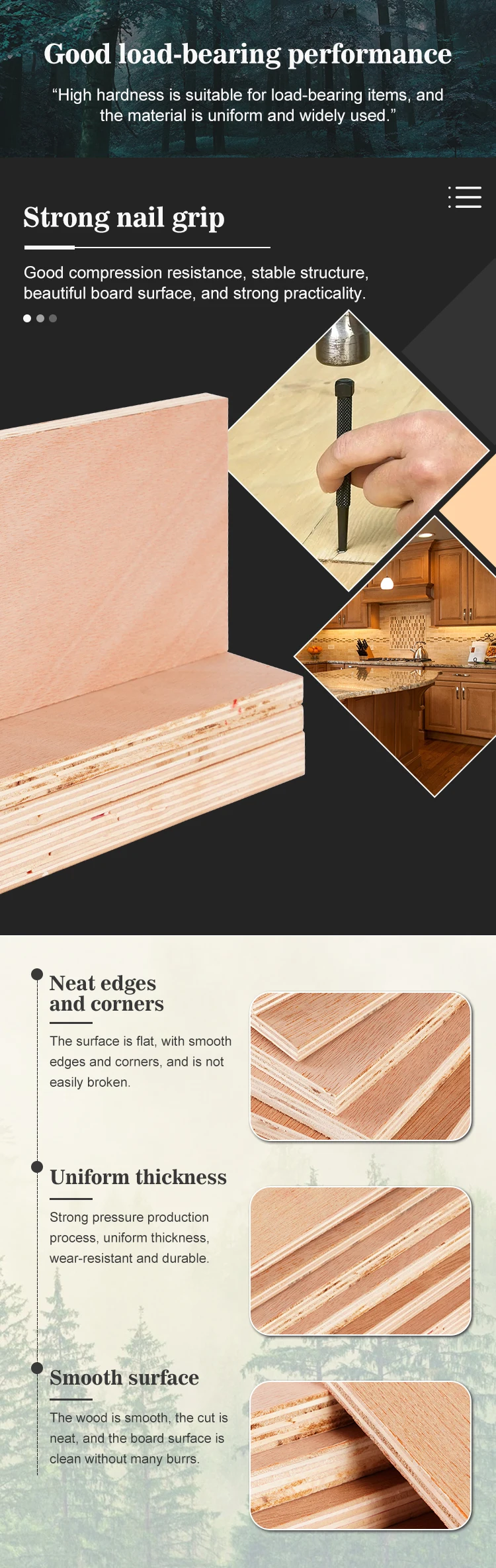 Oem Multilayer Laminated Plywood Buy 19mm Teak Menards Mdf,Mdf