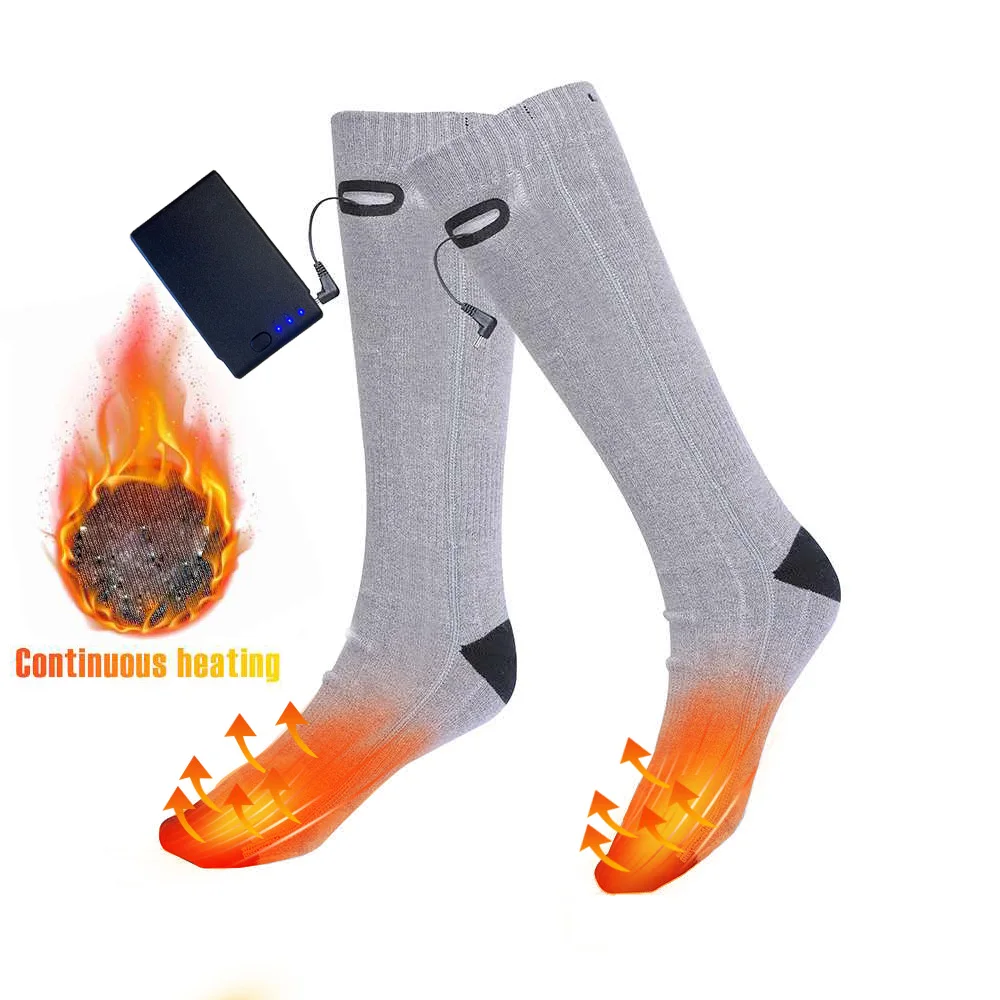 heated socks with rechargeable batteries