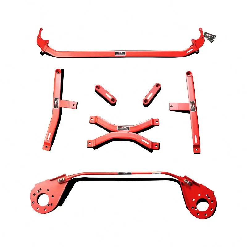 New Aluminum Alloy Front Strut Bar Strut Brace Kit Sway Bar Body Kit For Vios