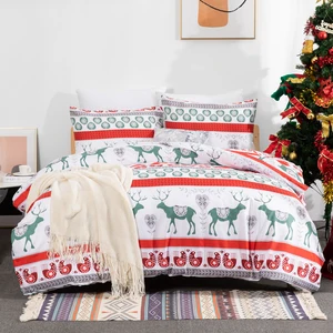Best Selling Christmas Duvet Cover Set 2022 New Christmas Pattern for Bedding Set