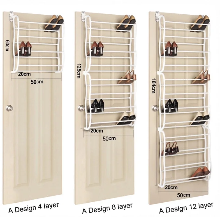 50 pair portable fabric shoe rack organizer cabinet for store steel double layer shoes foldable matel shelf for home modern