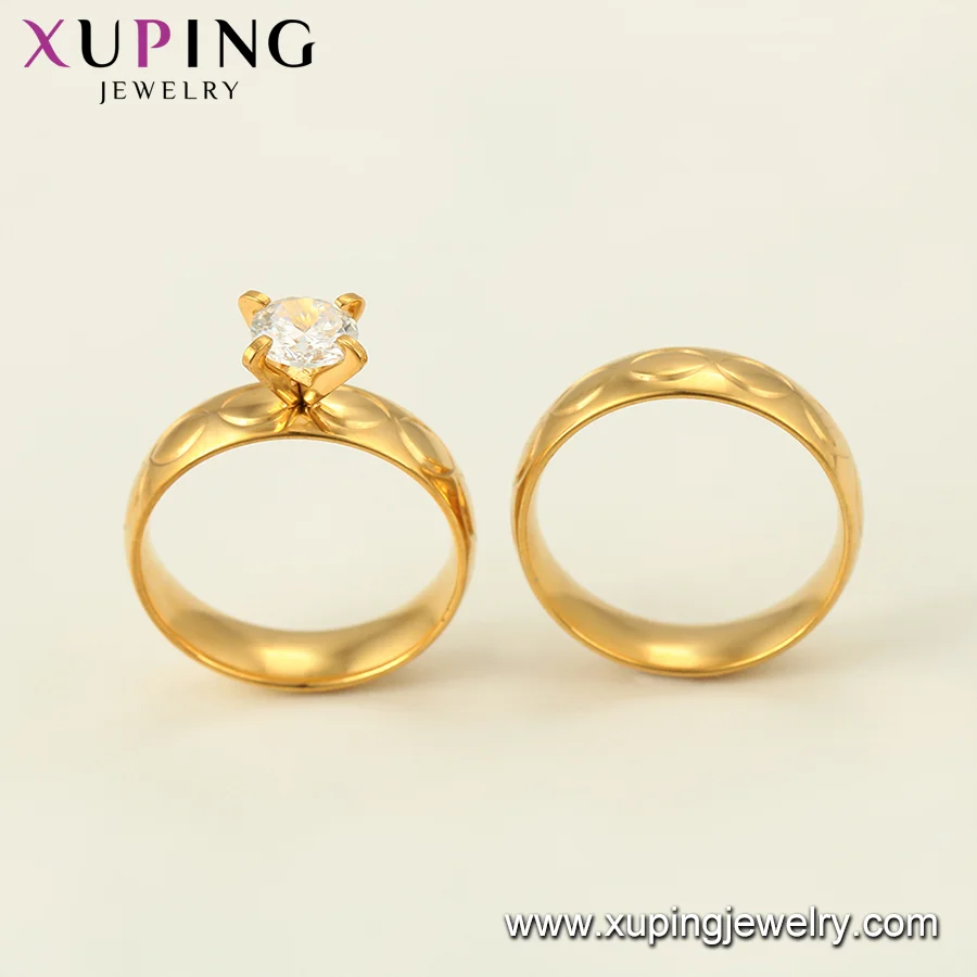 R-152 Xuping Fashion Jewelry Latest Design Gold Diamond Wedding Ring ...