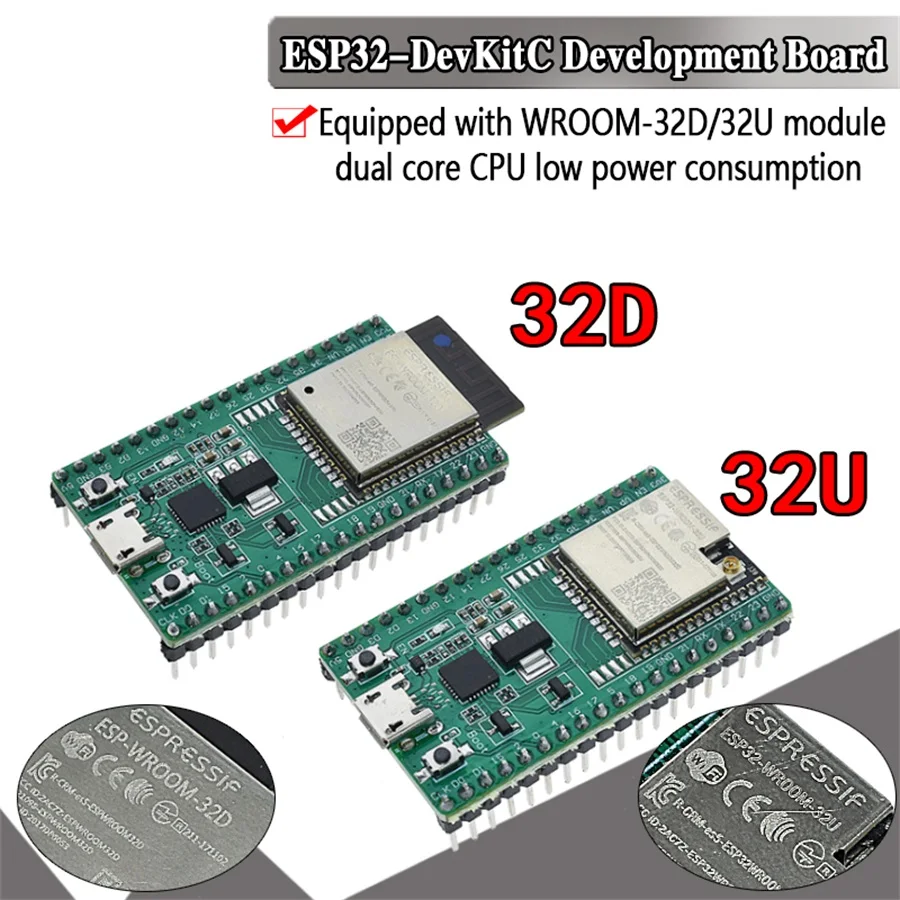 Esp32-devkitc Core Board Esp32 Development Board Esp32-wroom-32d Esp32 ...