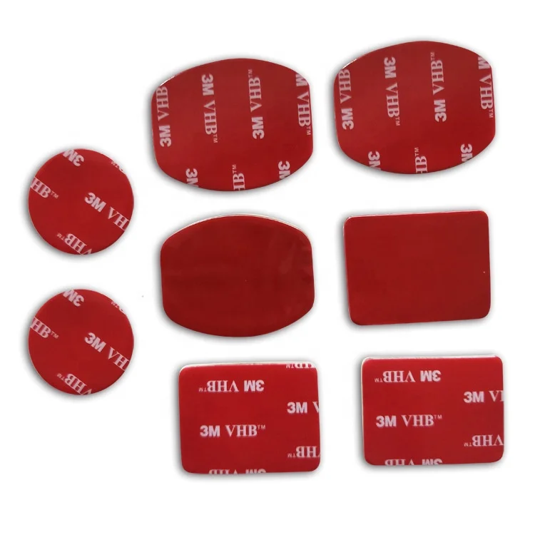 Free Sample Custom Die Cut Squares&Round&Circle Adhesion Double Sided 3m  Vhb Acrylic Adhesive Rubber Tape Pulom - China Vhb Tape, Custom Increased  Height Die Cut