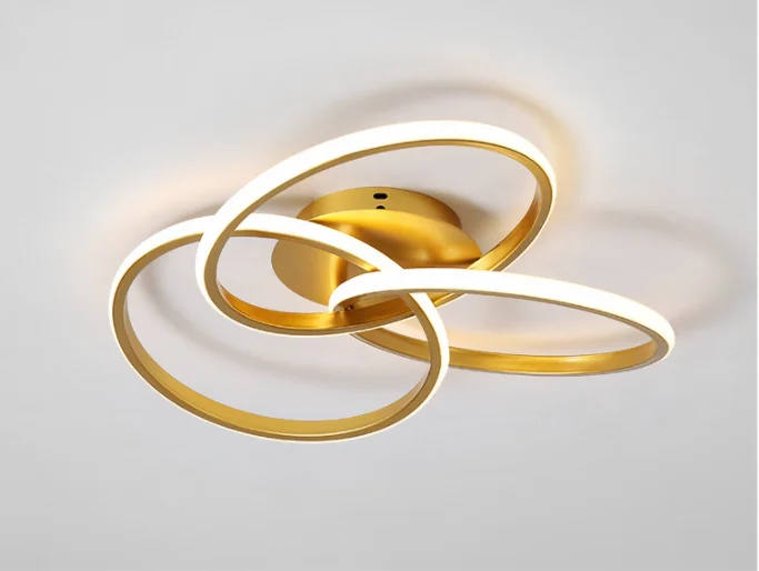 Creative personality warm and romantic bedroom lamp special-shaped room lamp net red light luxury art led ceiling lamp