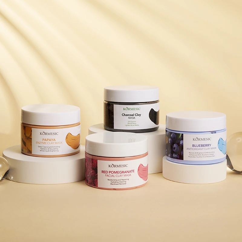 OEM Private Label KORMESIC Clay Mask Stick Organic Pomegranate Regenerating Clay Mask