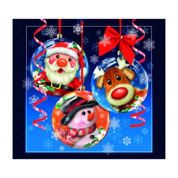 good price cute custom DIY Christmas Holiday 3D Lenticular Printing Greeting card for Christmas Thanksgiving holiday