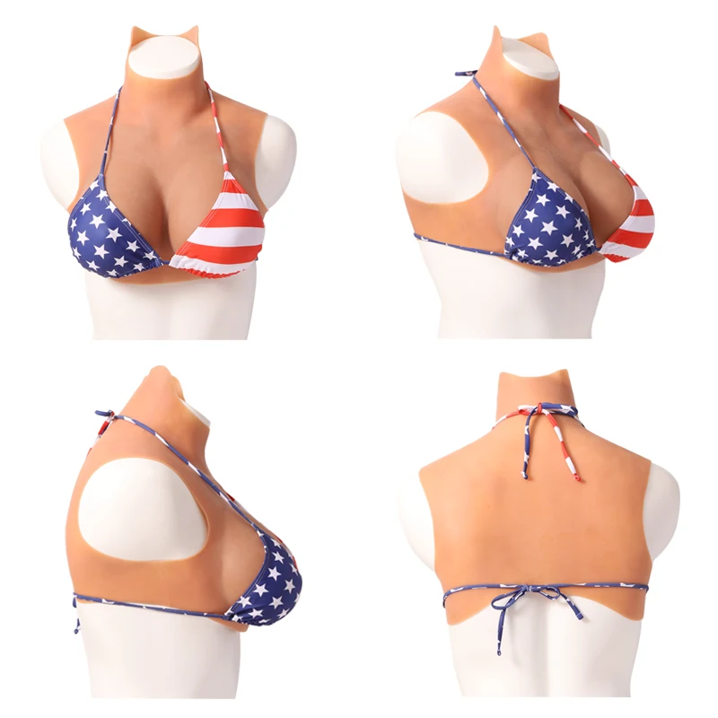 Cosplay Realistic Silicone Breast Form Fake Breasts Huge Fake Boobs for Shemale Transgender Breast Shape